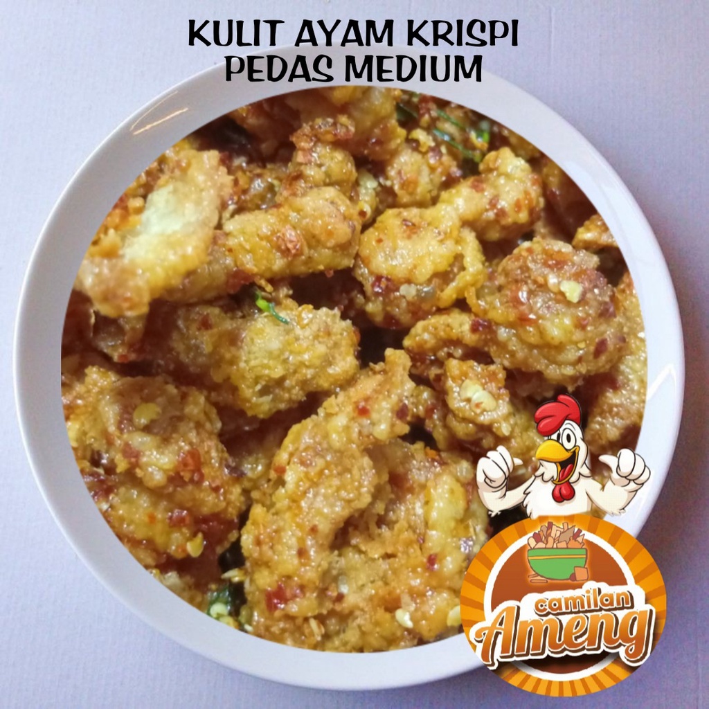 

KULIT AYAM KRISPI/KULIT AYAM KRISPI PEDAS MEDIUM/KULIT AYAM PEDAS DAUN JERUK