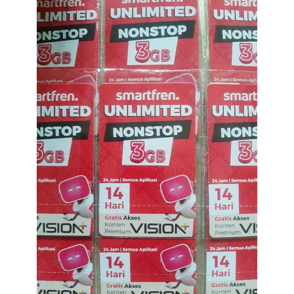 Voucher Kuota Smartfren 3GB Nonstop 14 Hari