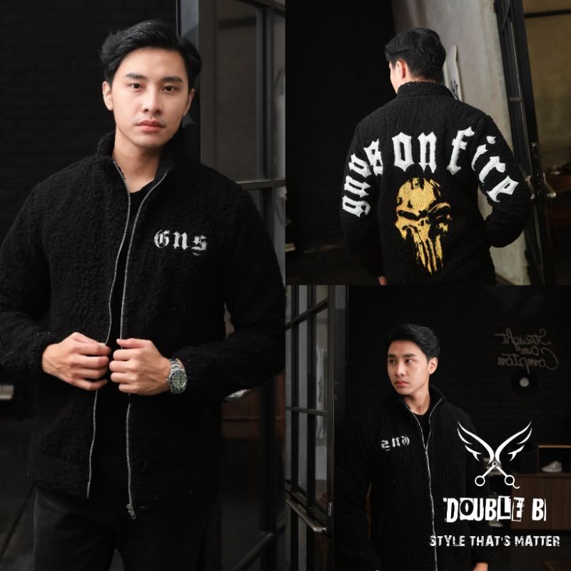 JAKET COWOK - JAKET PRIA - JAKET BULU - JAKET SHERPA PRIA - JAKET SHERPA GENIOUS - JAKRT SHERPA LORE