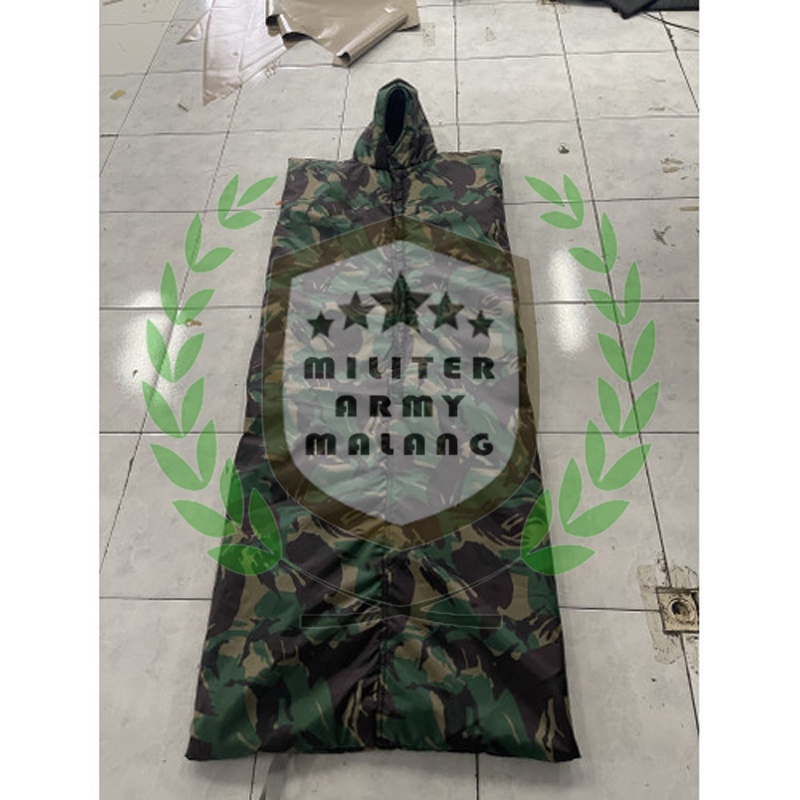 Sleeping bag loreng TNI/sleeping bag kepompong loreng malvinas