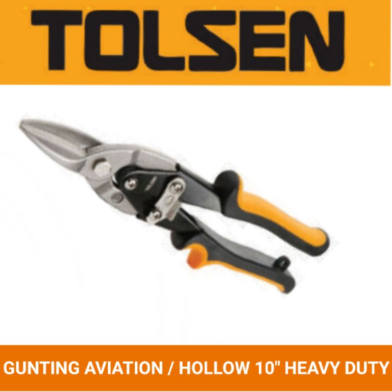 gunting seng aviation hollow / baja ringan 10&quot; tolsen high quality (30022)