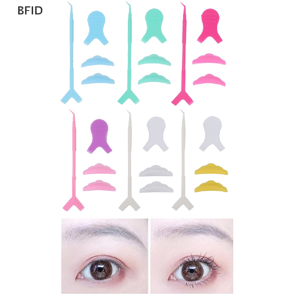 [BFID] Eyelash Lifg Kit Aksesoris Silikon Perm Pads Bentuk Y Brush Perming Sticks [ID]