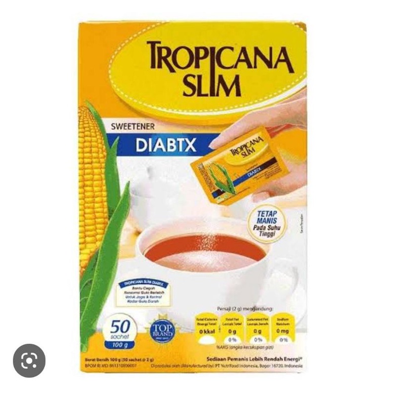 

TROPICANA SLIM SWEETENER DIABTX 50 sachet