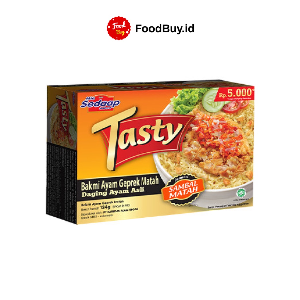 

Sedaap Tasty Mie Intsan Ayam Geprek 124 gr