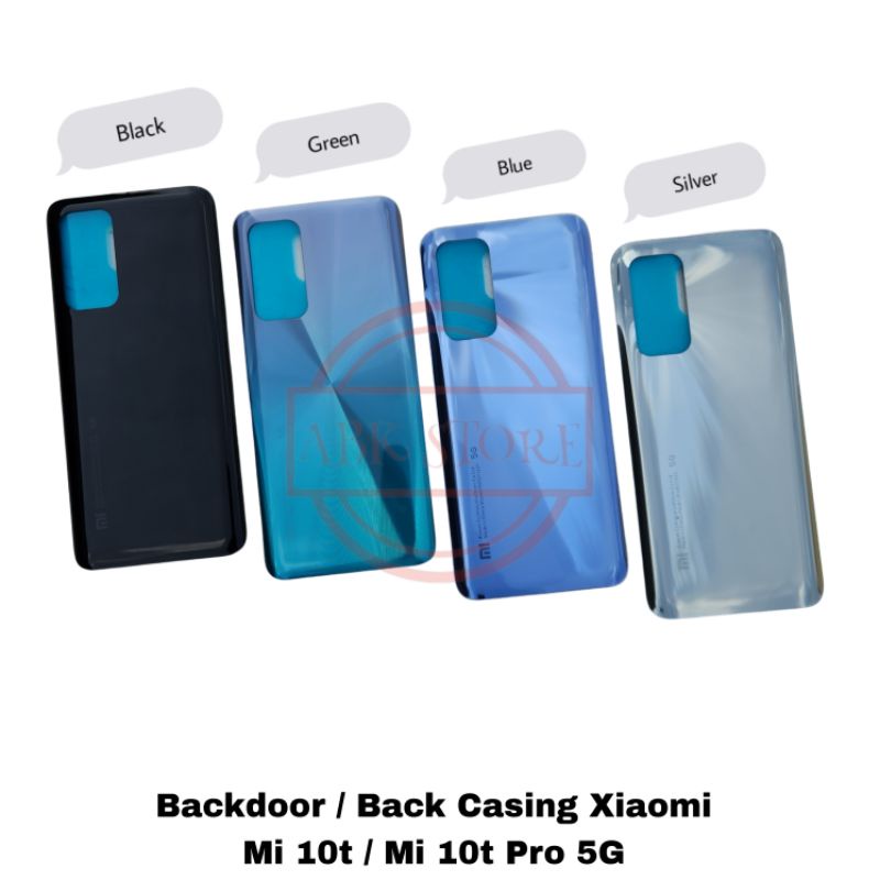 TUTUP BELAKANG BATERAI BACKDOOR BACKCOVER BACK CASING XIAOMI MI 10T 5G | MI 10T PRO 5G
