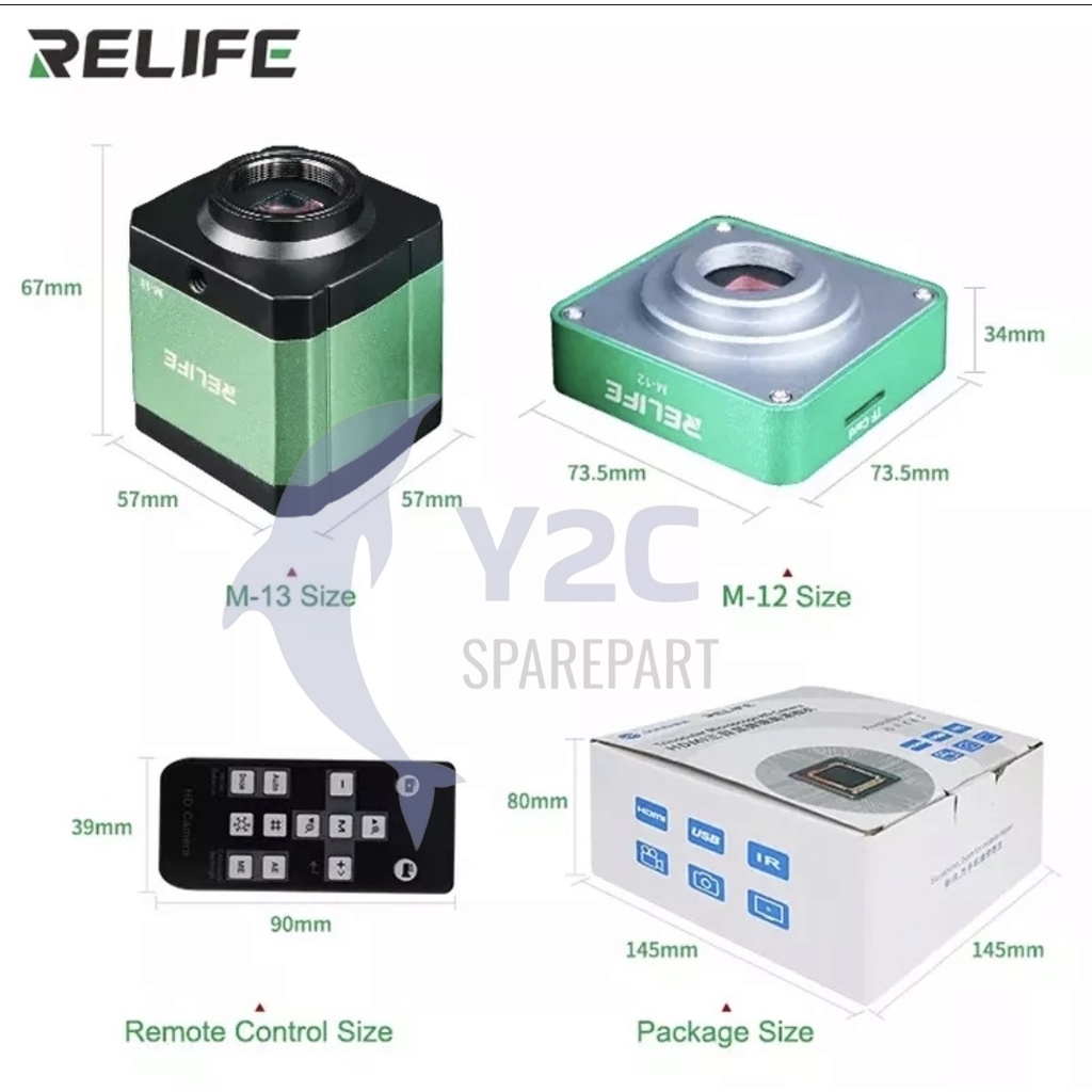 KAMERA DIGITAL RELIFE M-13 / M-12 38MP UNTUK MICROSKOP TRINOCULAR / LENSA TAMBAHAN / ALAT SERVIS SERVICE HP