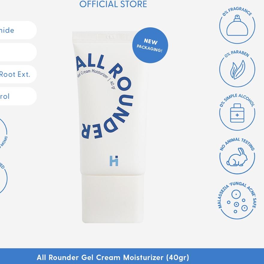 ➧ HALE All Rounder Gel Cream Moisturizer ◌