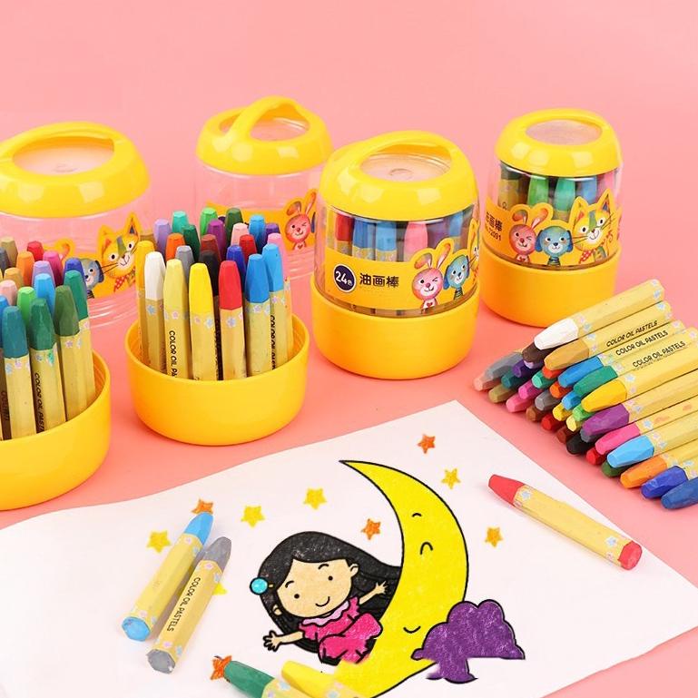 

6.6 MALL CRAYON ANAK ISI 12 WARNA / CRAYON DESAIN BARREL YANG MUDAH DI AMBIL DAN DI TEMPATKAN