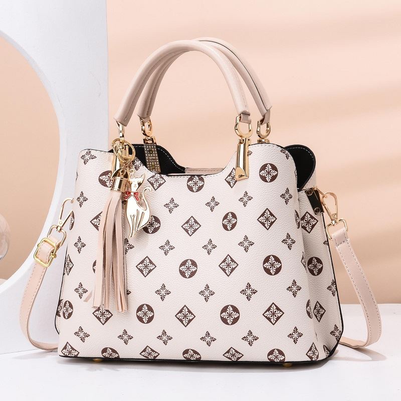 JK 970 1KG MUAT 2PCS TAS HAND BAG WANITA SELEMPANG IMPORT MOTIF MONOGRAM ELEGAN Y9230 T3144 U4444