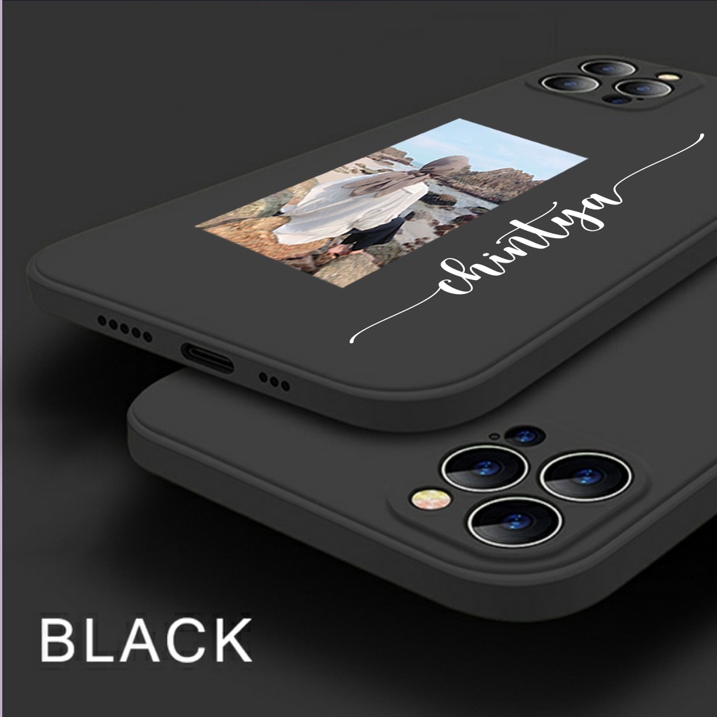 (CUSTOM CASE) SOFCASE MACARON NAMA+FOTO KAMU FOR OPPO VIVO SAMSUNG REALME XIOAMI INFINIX IPHONE - CU