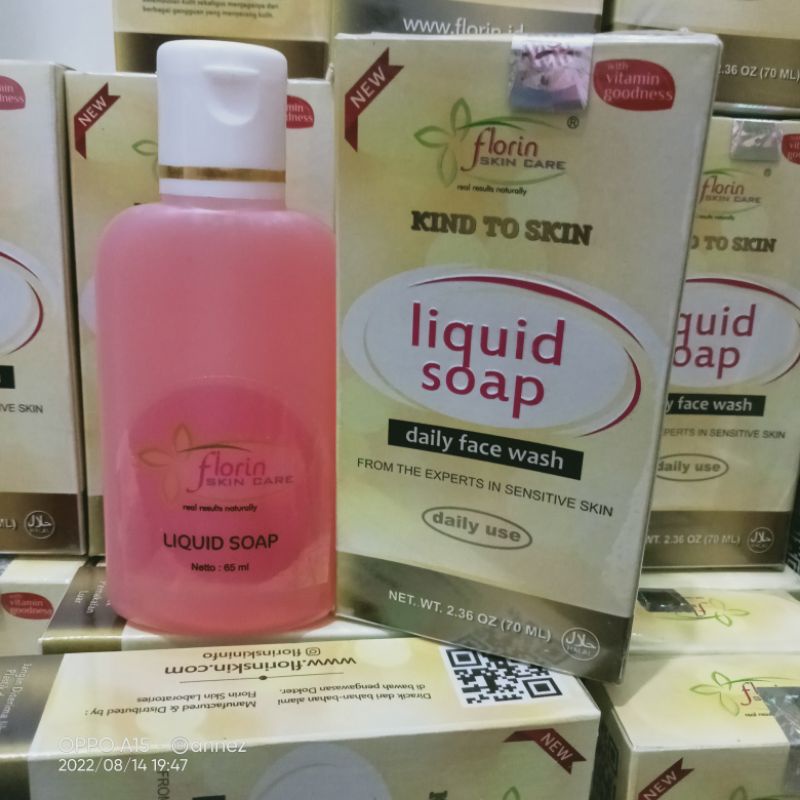 Facial wash liquid soap Florin skincare ori 2026