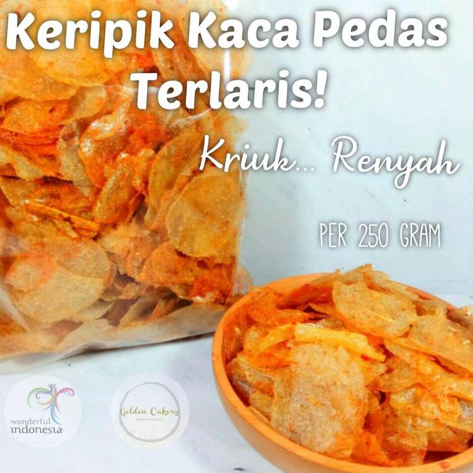 

Ready ・ Keripik KACA Seblak Pedas ♚