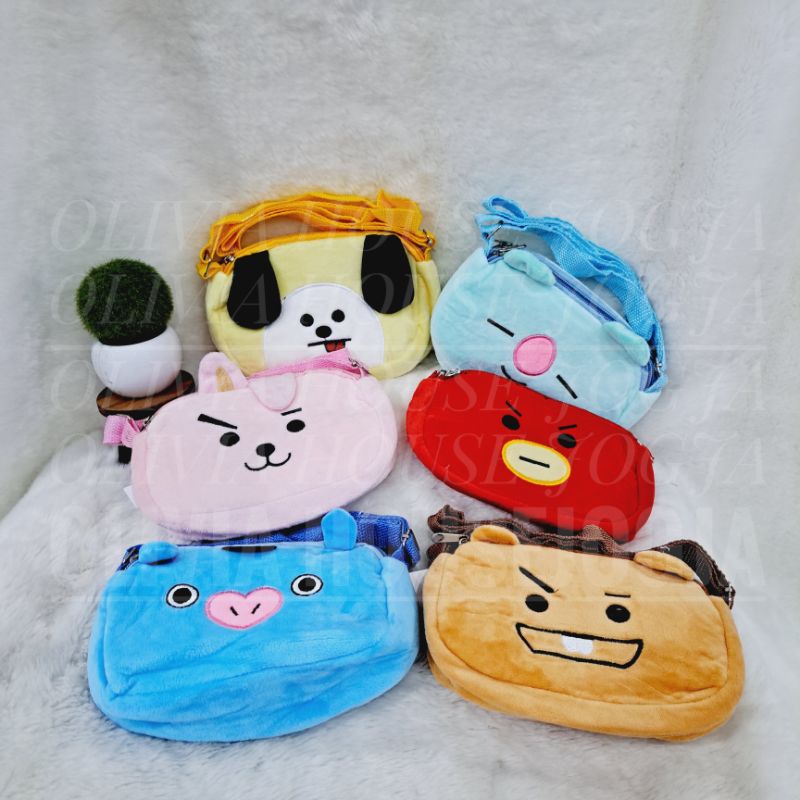 Tas Slempang  Bulu Muka Bts Tas Bts 2 Rest