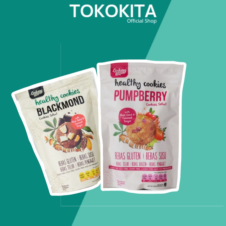

Ladang Lima Cookies Cemilan Sehat Kaya Manfaat Gluten Free 180 Gram Healthy Cookies