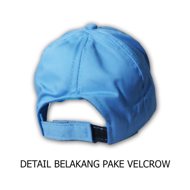 Topi baseball anak bordir kacamata kucing