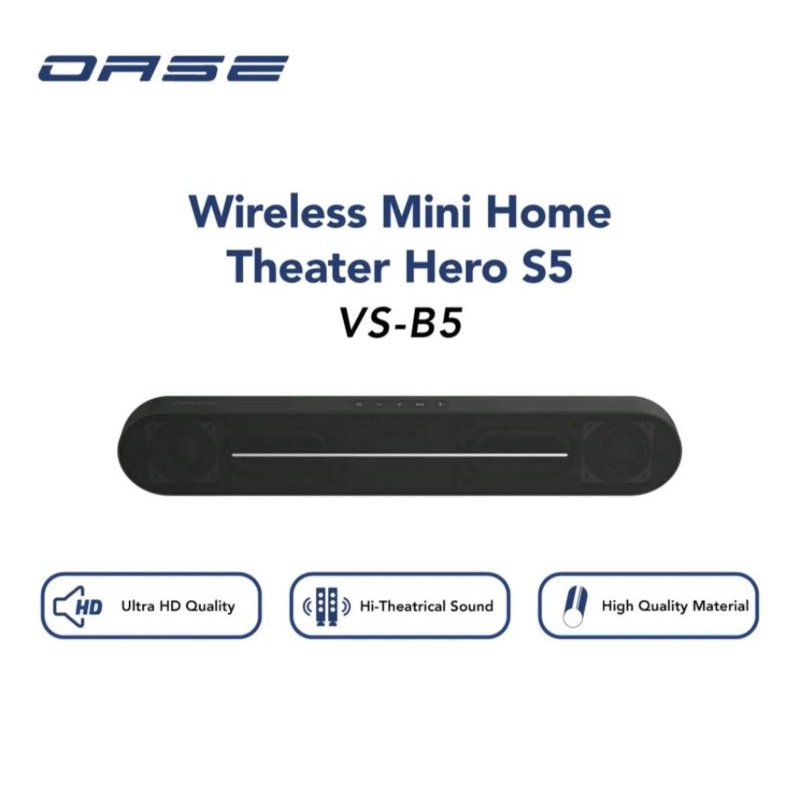 OASE/OLike BLUETOOTH SPEAKER PORTABLE WIRELESS MINI Home Theater HERO S5