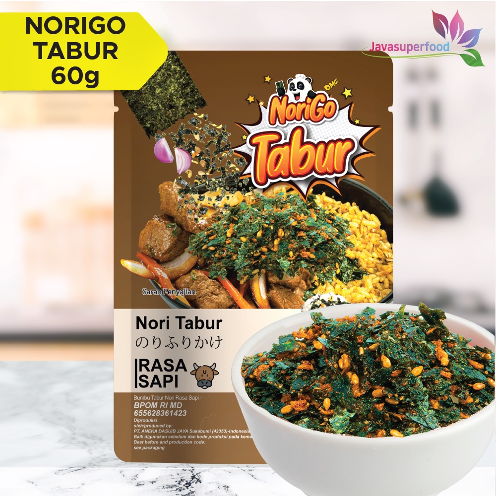 Nori Tabur Rumput Laut Panggang - Rasa Sapi- 60g