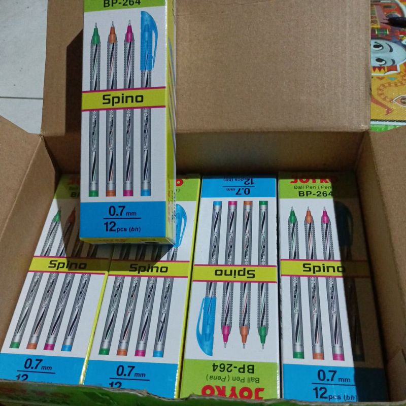 Jual Pena Bolpoin Pulpen Ballpoin Alat Tulis Joyco Spino Bp Spino Ballpen Ball Pen Shopee