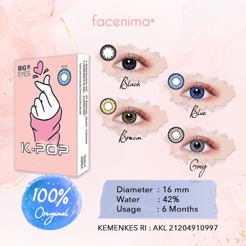 Softlens KPOP by Exoticon 16mm + FREE LENS CASE