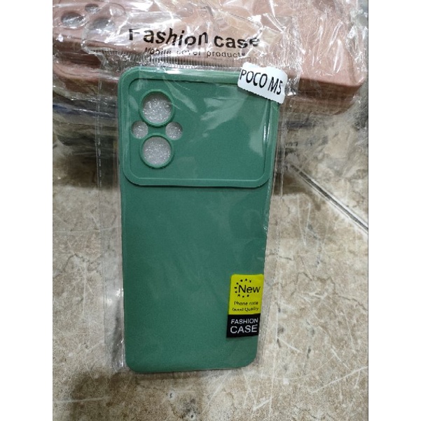 Softcase Poco M5  Silikon Casing Case Macaron Pelindung Pro Camera