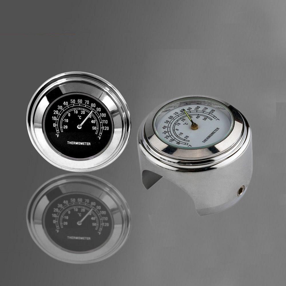 Populer Termometer Motor Mudah Dipasang Aksesoris Universal Sepeda Handle Bar Thermo