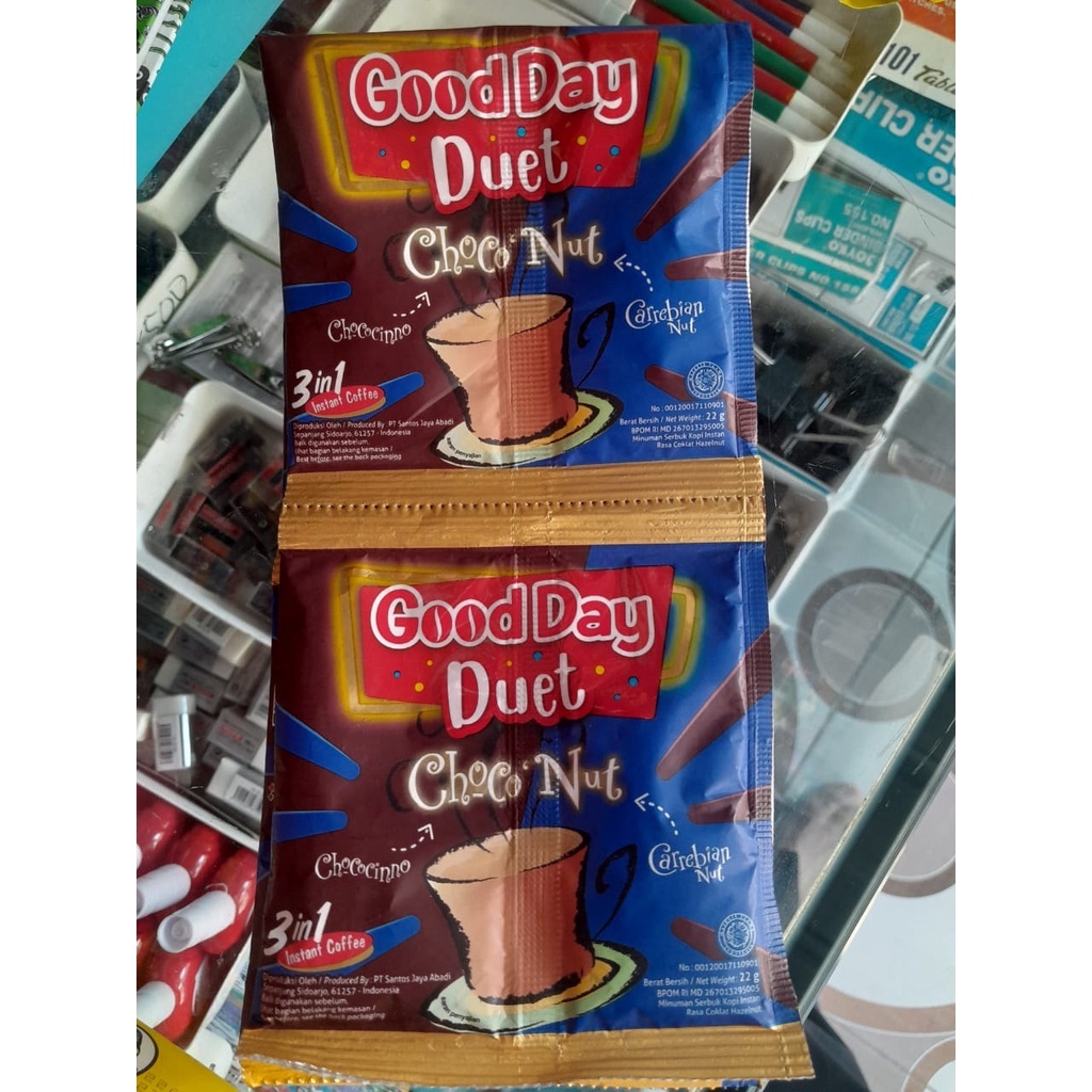 

GOOD DAY DUET CHOCO NUT 10 SACHET