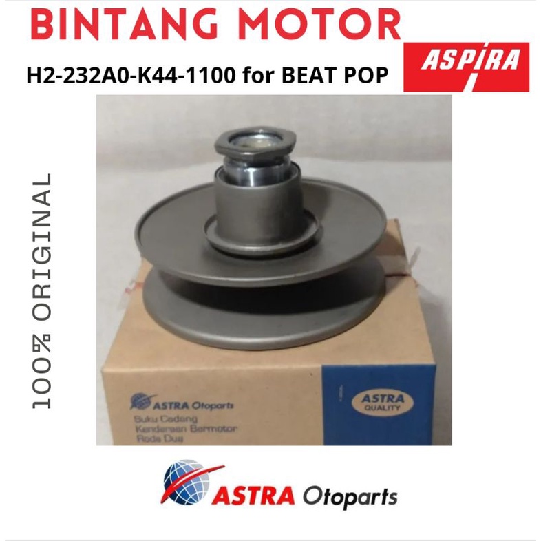 Face Assy Set Pully Puli Belakang Beat Pop Esp K44 Aspira