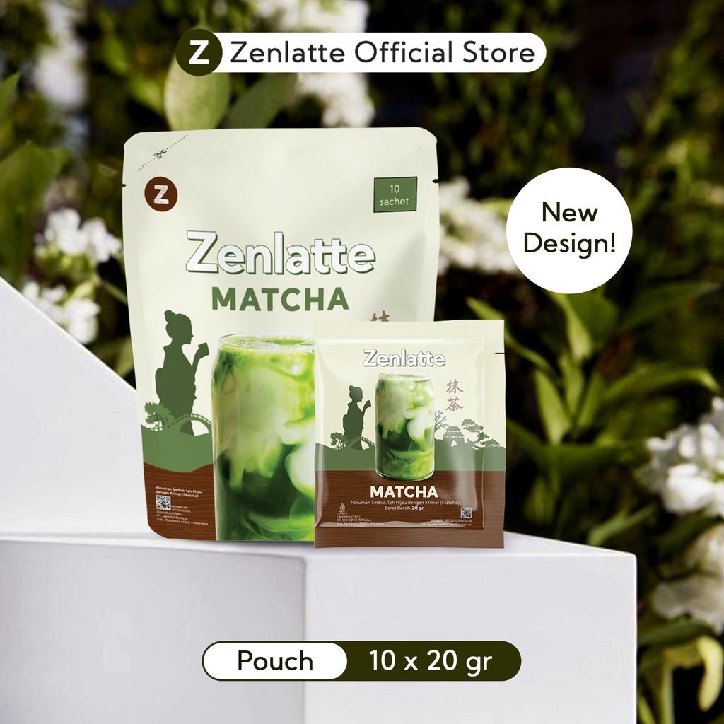 Bundling Zenlatte Matcha Pouch &amp; Thai Tea Pouch