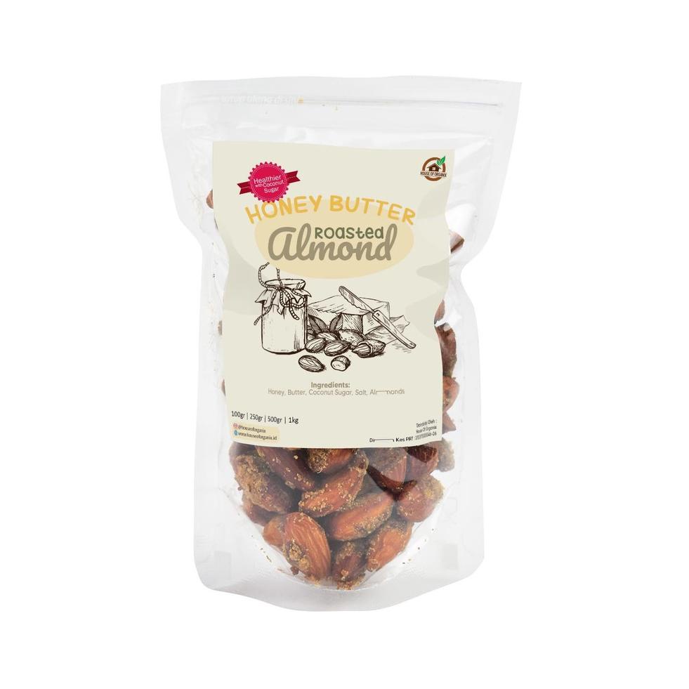 

Terlaris ・ Honey Butter Roasted Almond ( Panggang ) 100 Gr ♂