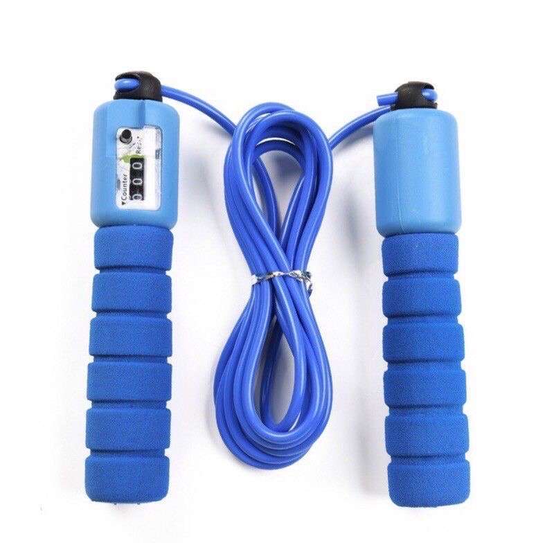 Skipping Jump Rope Soft Handle + Counter Tali Lompat Skipping Dengan Penghitung Loncatan / Skipping  Jump Rope Skiping Soft Handle with Counter [MF]