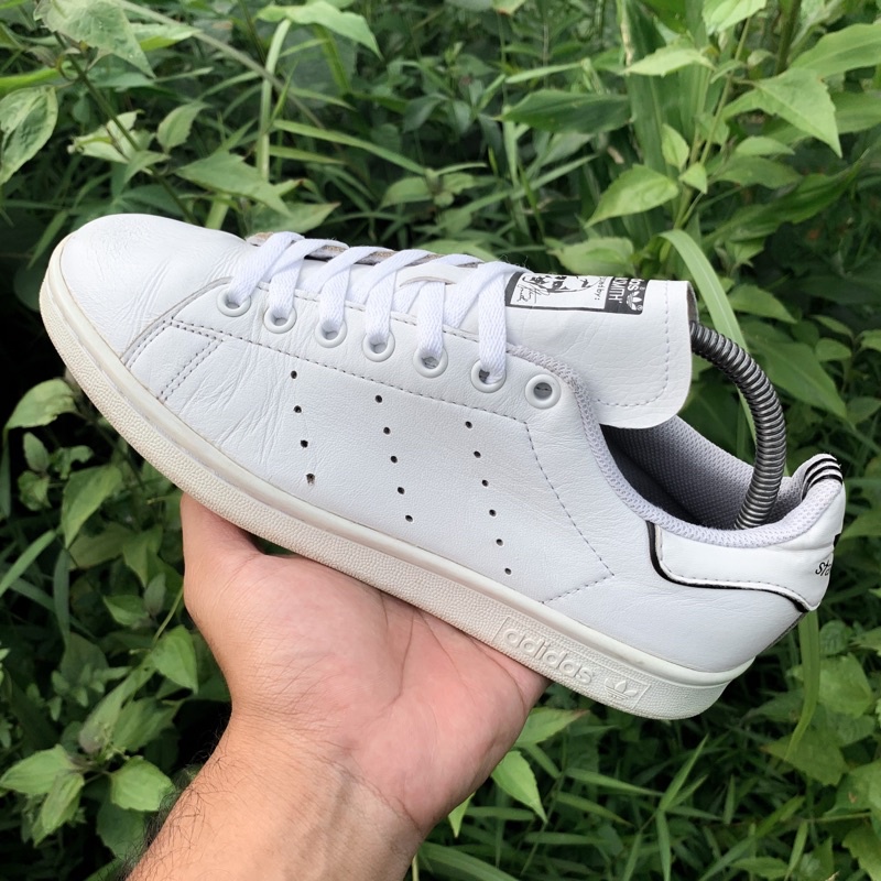 adidas stan smith white black second original
