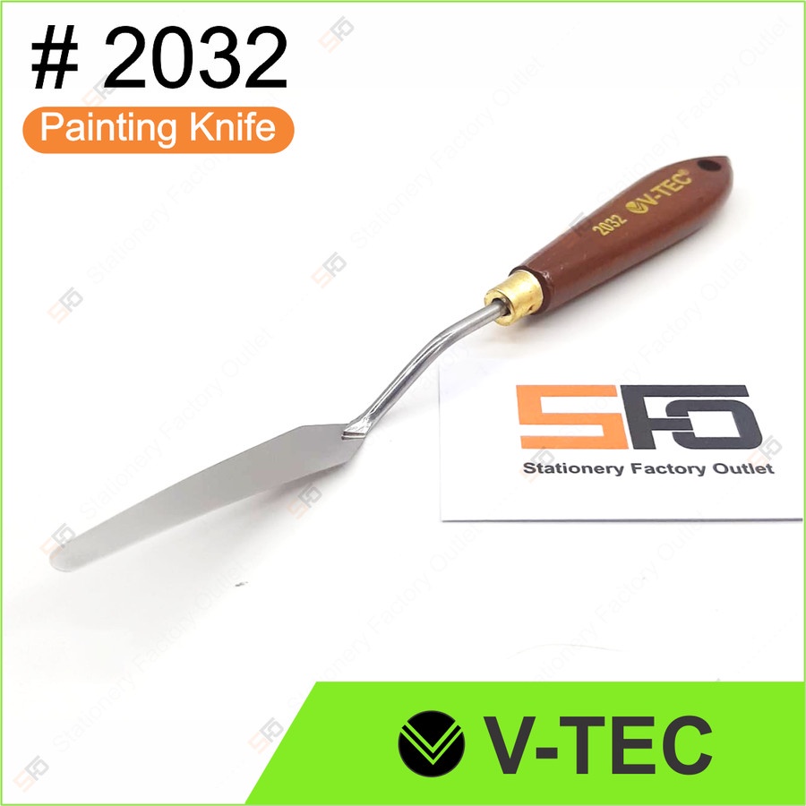 

Painting Knife V-Tec Satuan - Pisau Palet Lukis No. 2032 - SFO Semarang Official