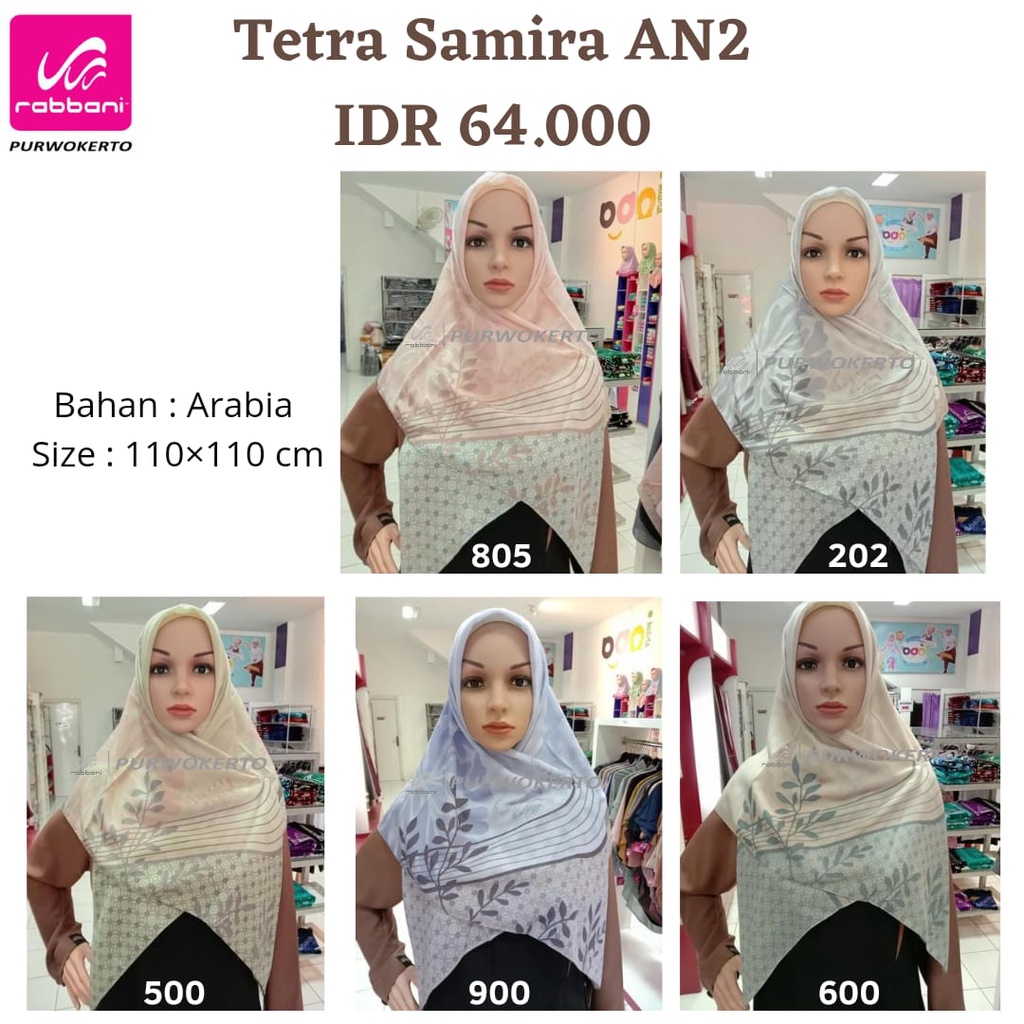 SEGIEMPAT RABBANI MOTIF TERBARU - TETRA RABBANI MOTIF