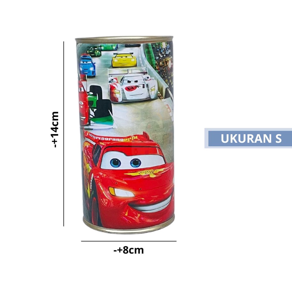 Celengan Karakter / Celengan Target / Celengan Kaleng Size S