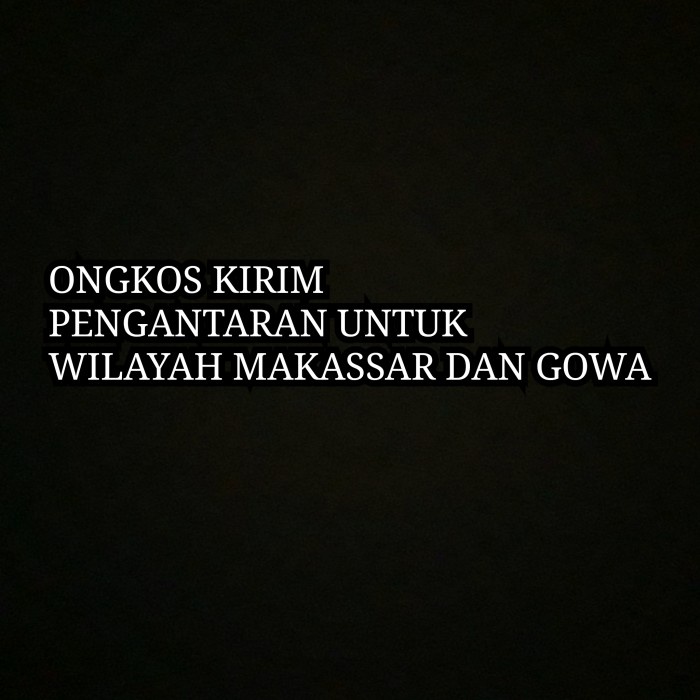 

*#*#*#] Ongkos Kirim