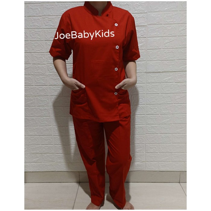 baju suster Keshwari Seragam Suster Shanghai / Baju suster / Seragam baby sitter - M(B2I1) Baju Sust