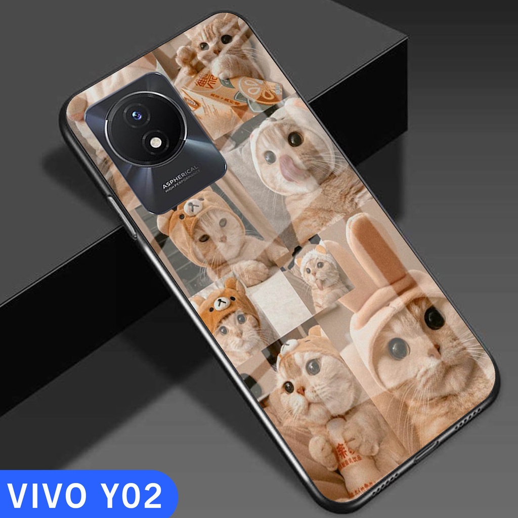 [G75] SOFTCASE GLASS KACA VIVO Y02/Y02T - SOFTCASE GLASS KACA VIVO Y02/Y02T - SOFTCASE KACA VIVO Y02