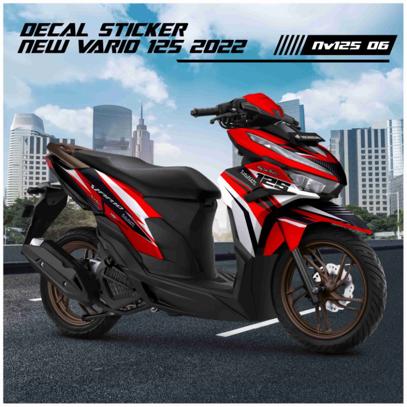 DECAL HONDA NEW VARIO 125 2023 GAMBAR 6 VARIO NEW 125