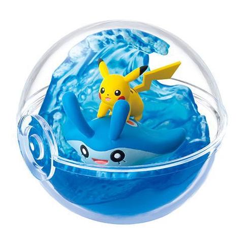 RE-MENT Pokemon Terrarium Collection Changing Season - Pikachu Mantyke