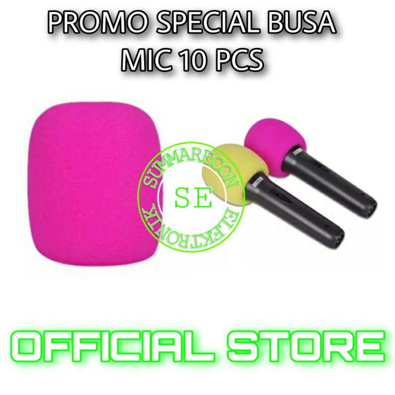 busa mic busa microphone tebal promo 10 pcs