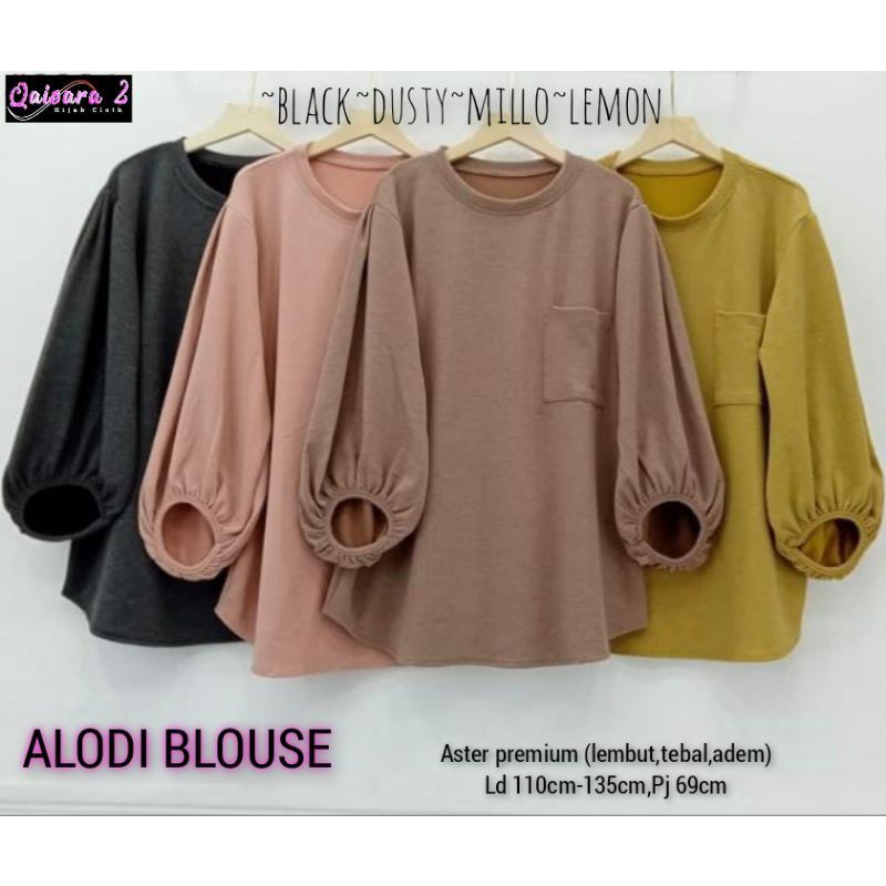 Blouse sakila oversize polos/Atasan wanita