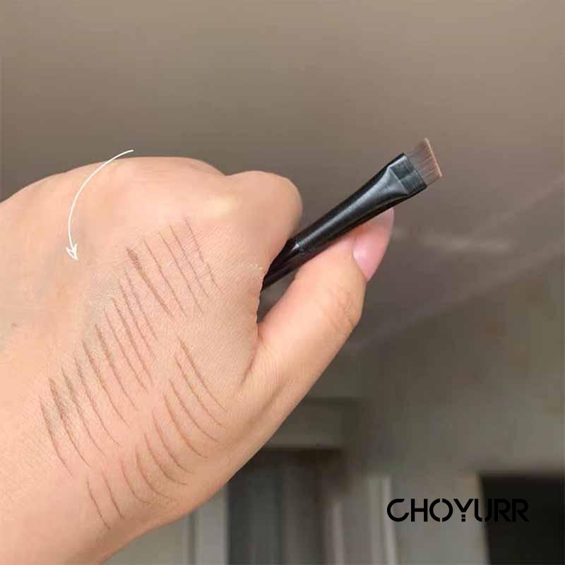 【COD】Kuas Alis Mata Bulu Pipih Hitam Make Up Ultra-Thin Precision Firming Knife-Edge Fine Eyeliner Brush Untuk Alat Makeup Kecantikan Brushes Makeup Face Eye Tools-CH