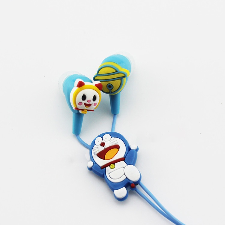 Headset Karakter Doraemon Earphone Kabel