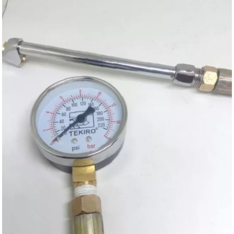 pengukur tekanan angin ban truk/alat pengukur tekanan angin max 220 psi