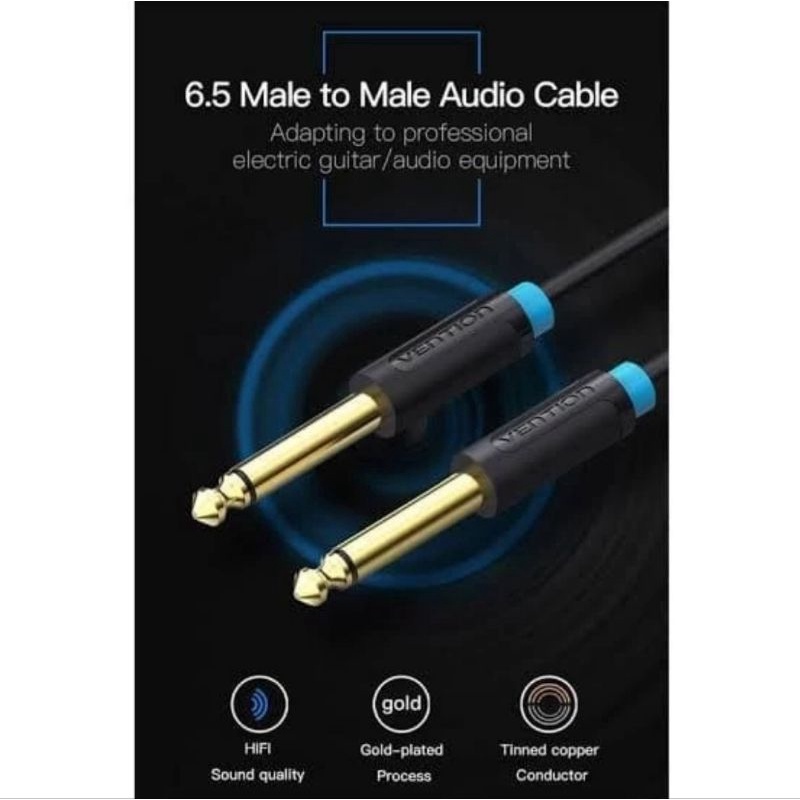 Vention BAABJ 5M kabel audio 6.5mm male to male extension aux cable