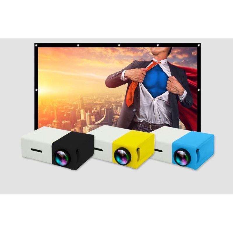 Mini Proyektor LED YG300 / YG-300 / YG 300 LCD / Proyektor Mini Portable Projector Home