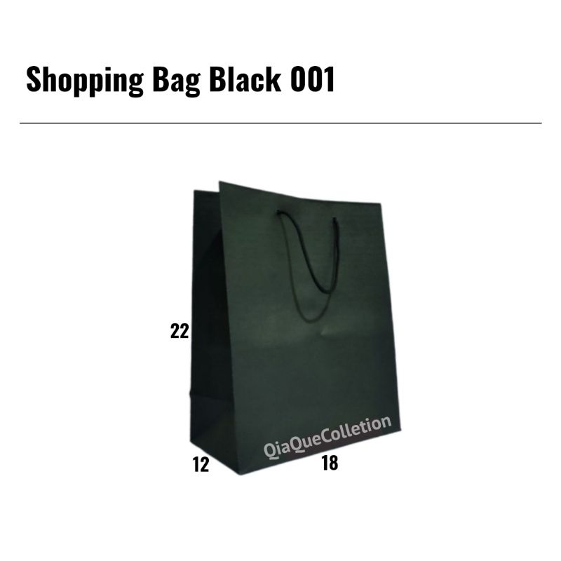 

Shopping Bag Black 001