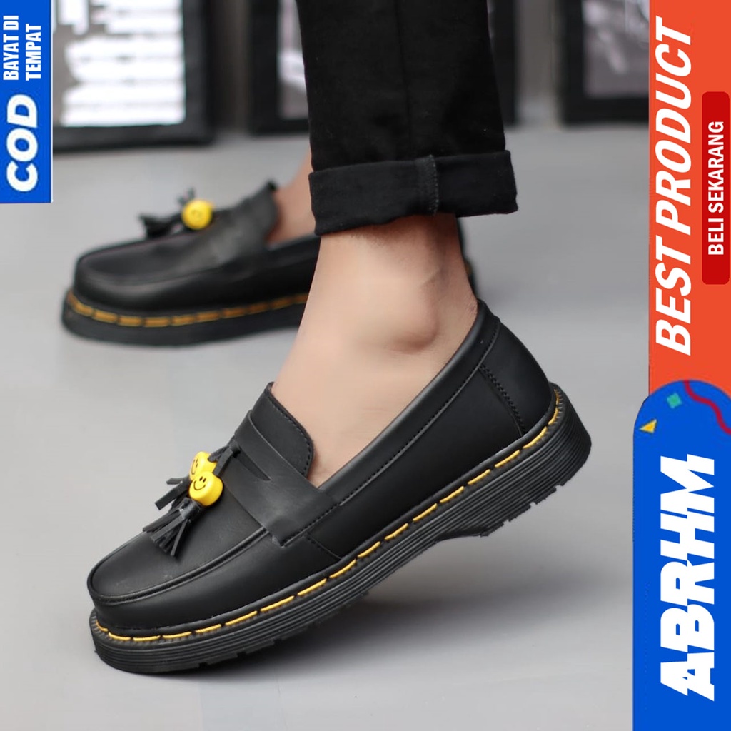 Sepatu Docmart Pria Formal Pantofel Kerja Kantor Abrhm VICTOR