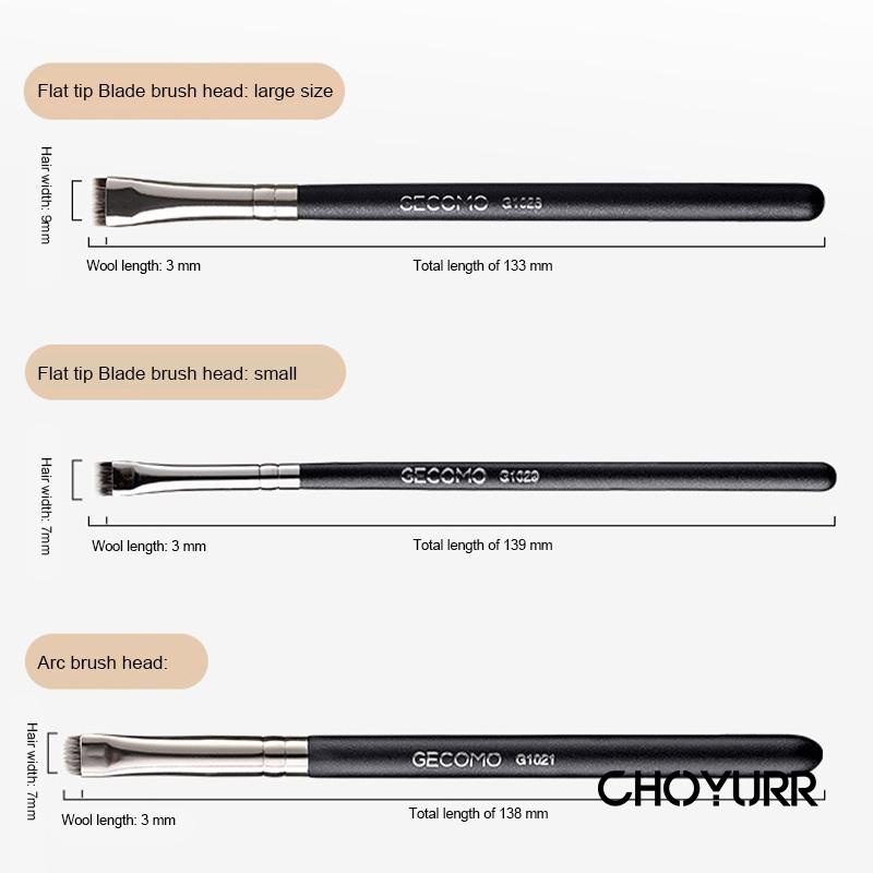 【COD】Makeup Brush Eyeliner &amp; Eyebrow Brush Lembut Untuk Makeup / Kosmetik Kuas Alis Murah Import-CH