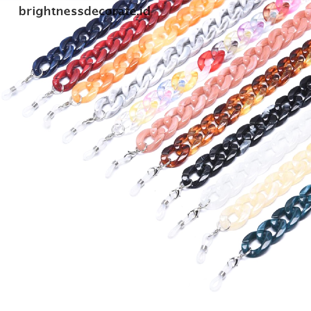 [Birth] 2in1 Sunglasses Chains Lanyard Akrilik Tempat Masker Wajah Aksesoris Kacamata [ID]